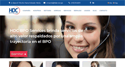 Desktop Screenshot of hdec.com.pe